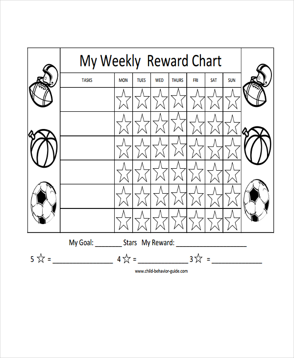 weekly reward chart