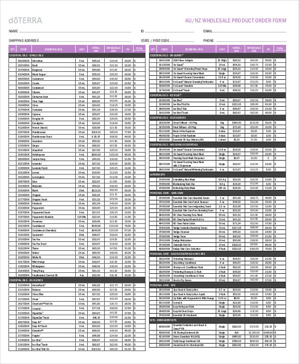 9 Product Order Templates Free Sample, Example Format Download