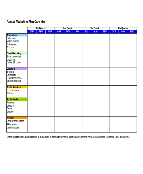 25 Calendar Templates In Excel