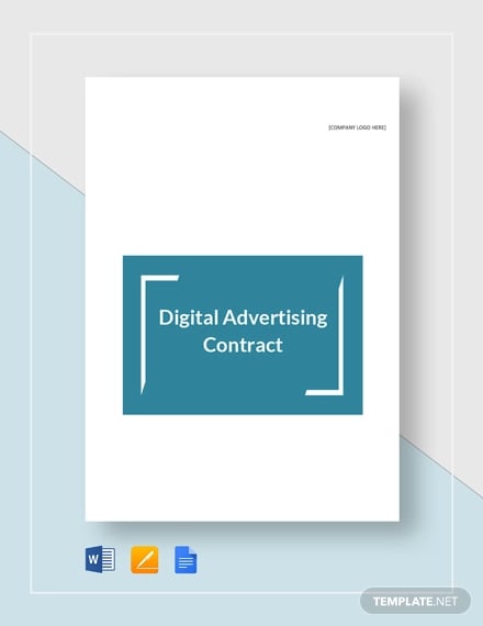digital advertising contract