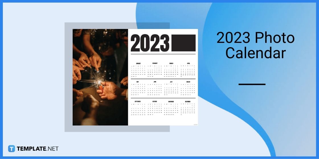 023 photo calendar template