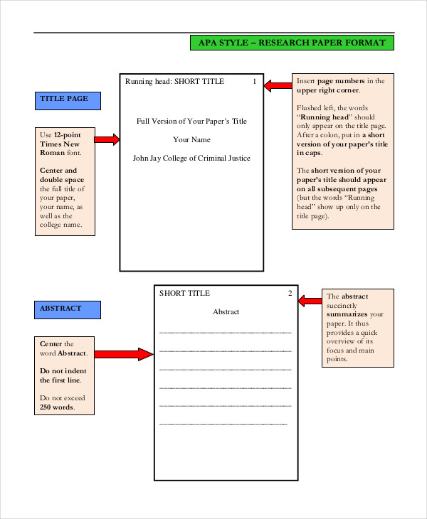 correct research paper format