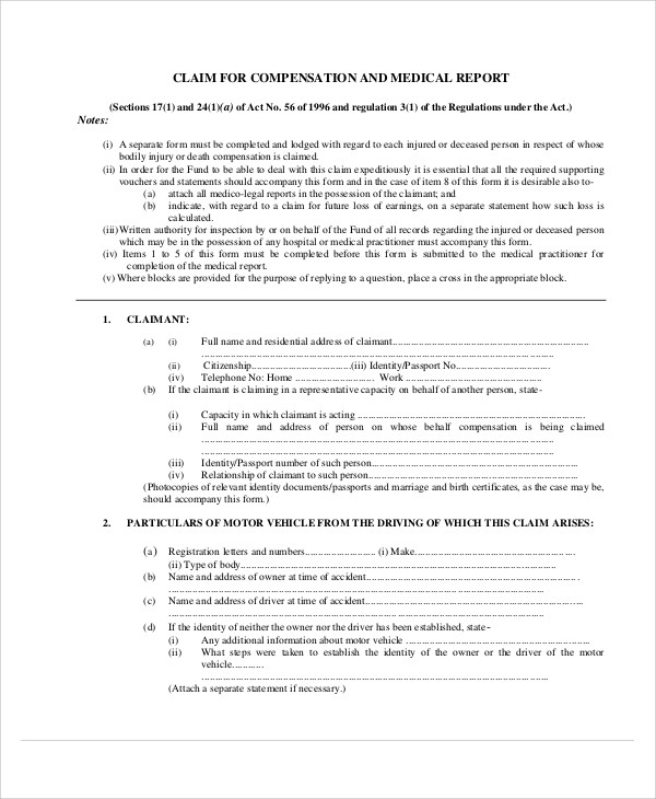 Medical Case Report Template PDF Template