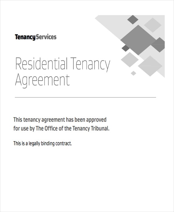 agreement for residential tenancy