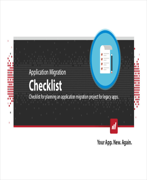 application migration checklist