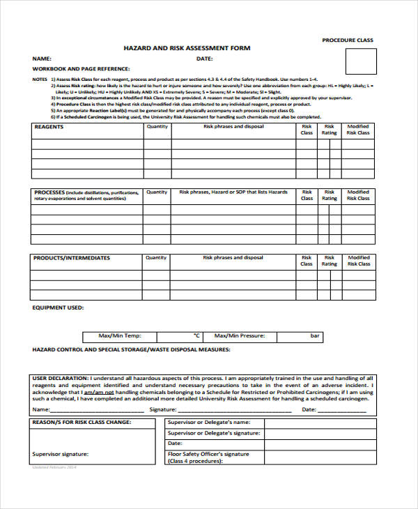 48+ Sample Assessment Forms