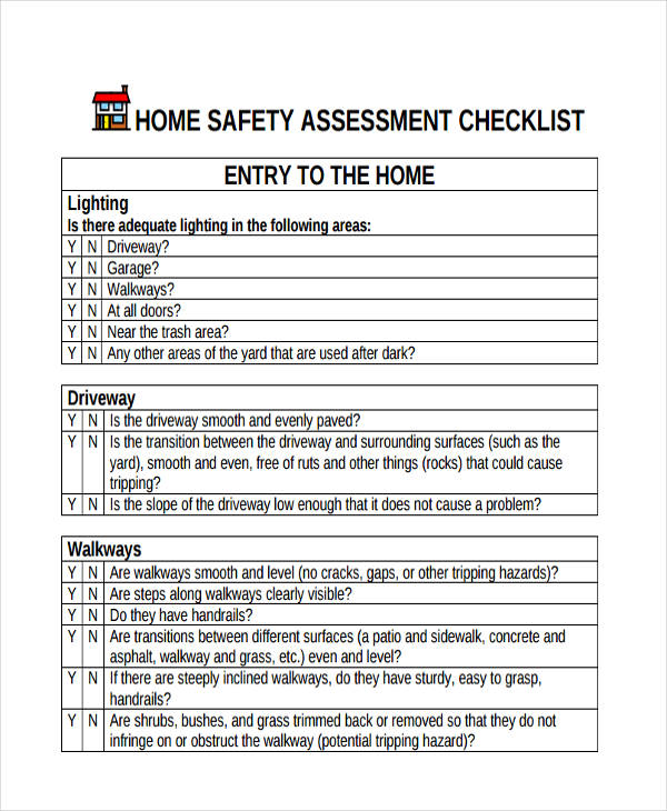 Assessment Checklist Template 11+ Free Word, PDF Format Download