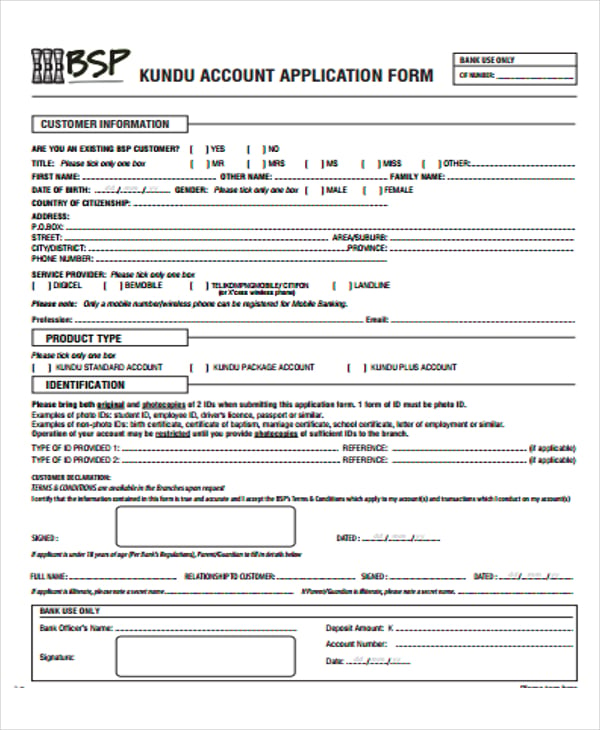 Fillable Brokerage Account Application Form Printable Pdf Download 7815