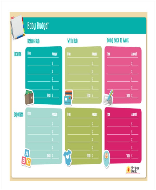 Baby Budget Templates - 8+ Free Word, PDF Format Download ...