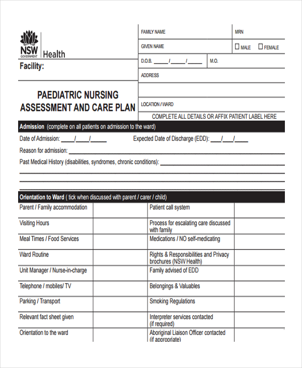 Assessment Document Example 47+ Assessment Form Examples