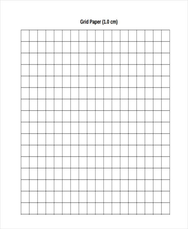 black lined grid paper