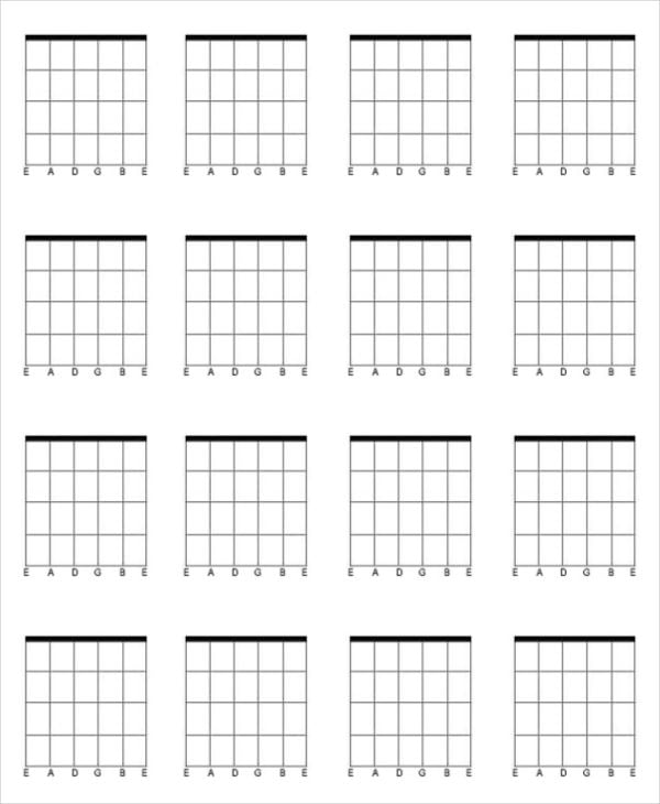 blank chord chart