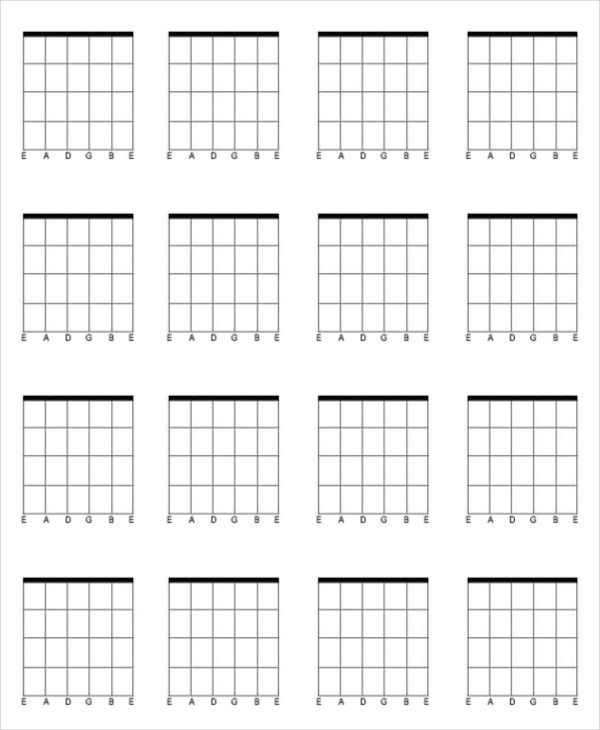 Get Blank Chord Chart Guitar Printable Background Diagram Anatomy