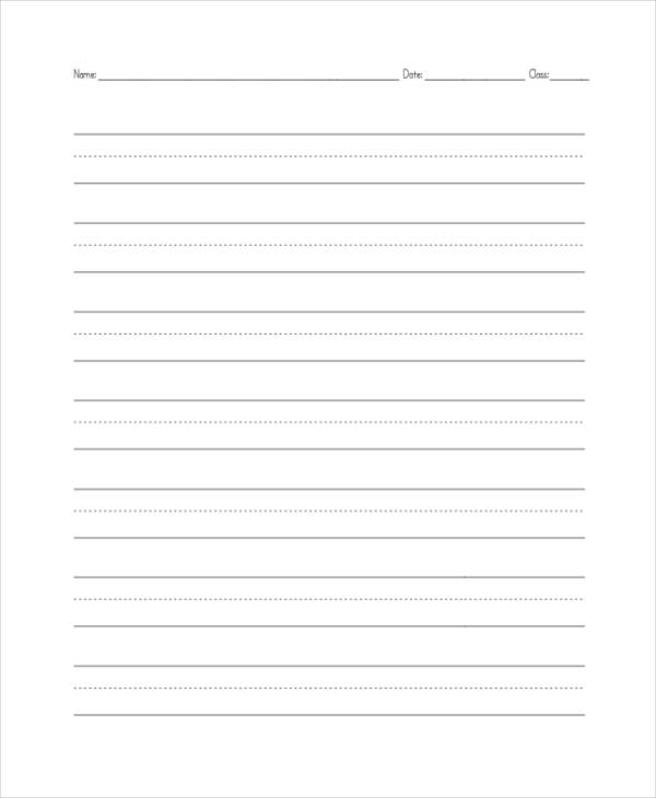 31+ Sample Lined Paper Templates