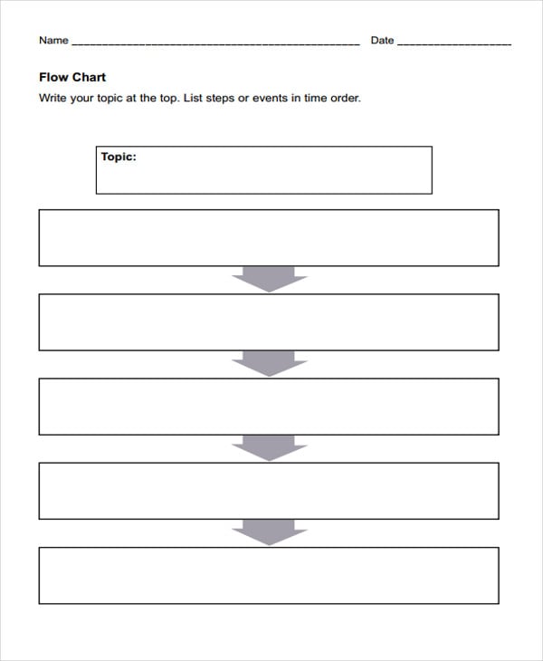Flow Sheet Templates 8 Free Word PDF Format Download