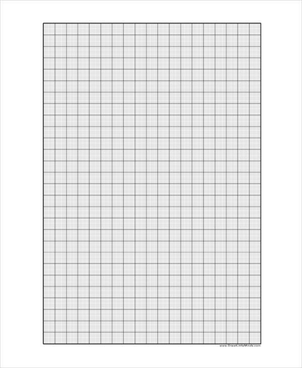 Printable Graph Paper Templates 10+ Free Samples, Examples Format