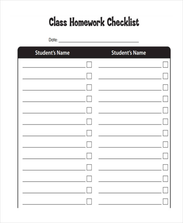 36 Printable Checklist Templates