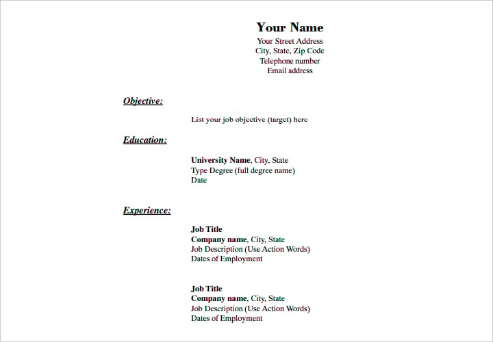 blank-resume