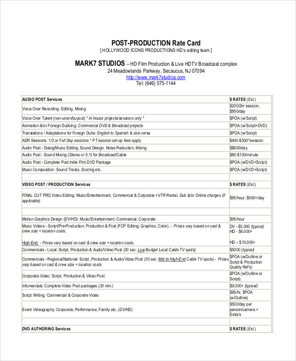 Film Budget Templates - 8+ Free Word, PDF Format Download