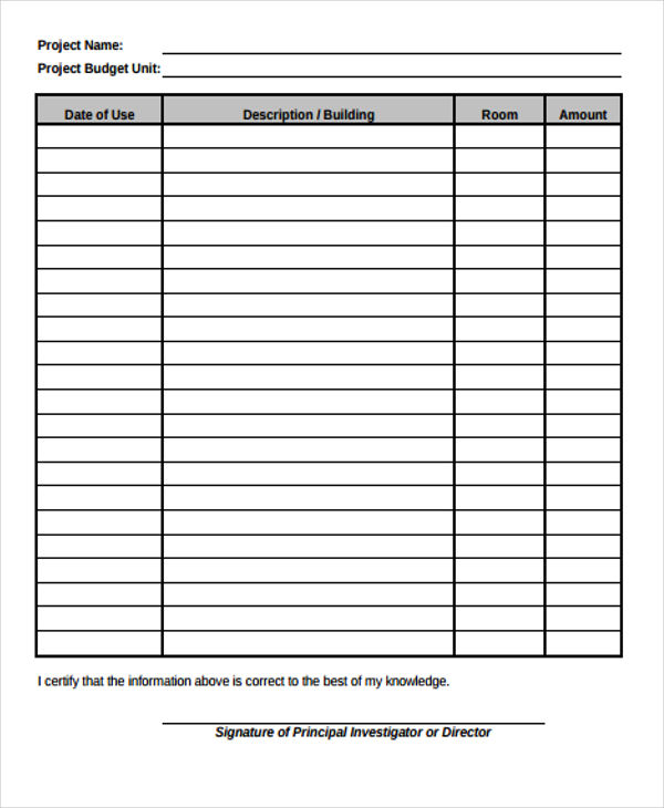 Building Budget Templates 5+ Free Word, PDF Format Download