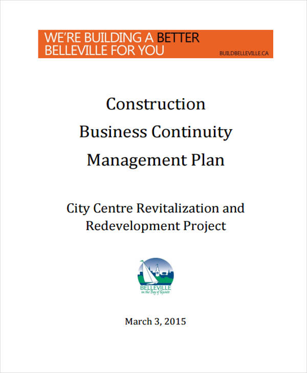 business plan for construction management