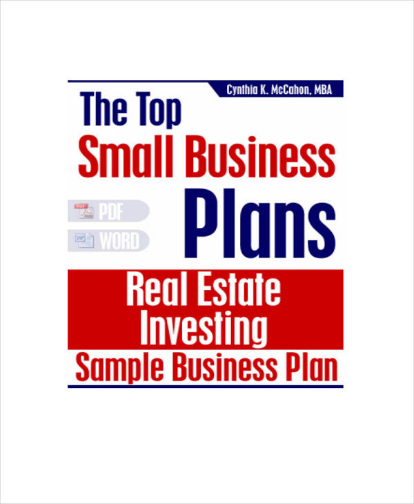 business plan for real estate investment
