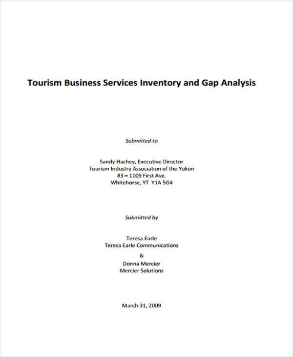 business services inventory gap analysis
