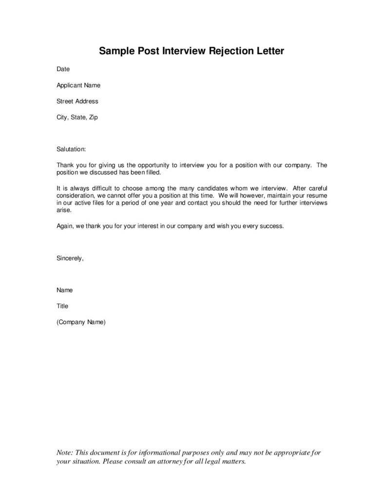 3 Reasons Employment Rejection Letters Matter