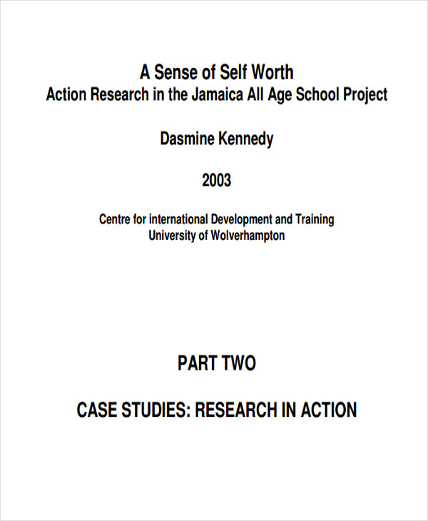 case study in an action research