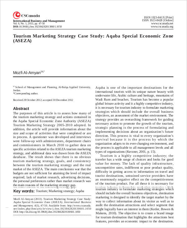 marketing strategies case study pdf