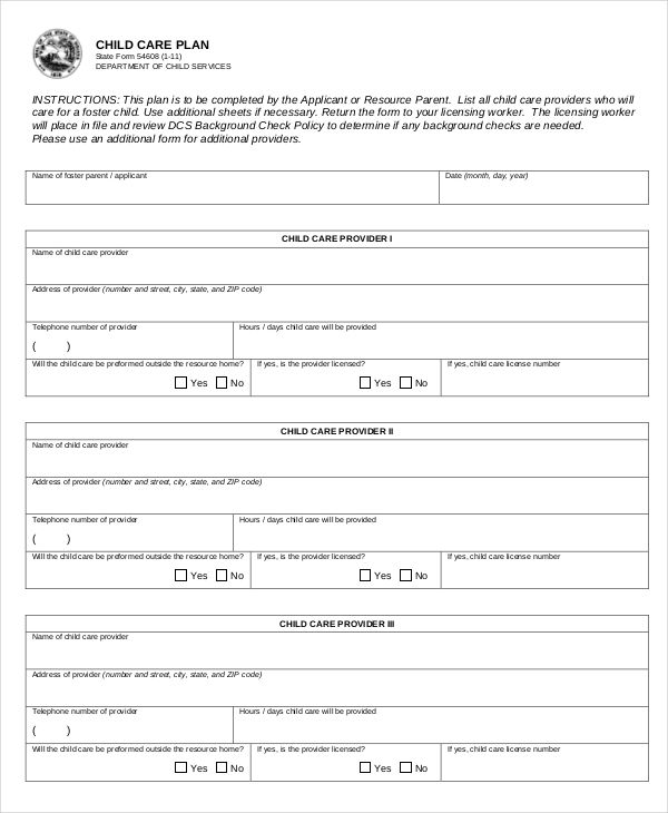 Care Plan Template 16+ Word, PDF Format Download