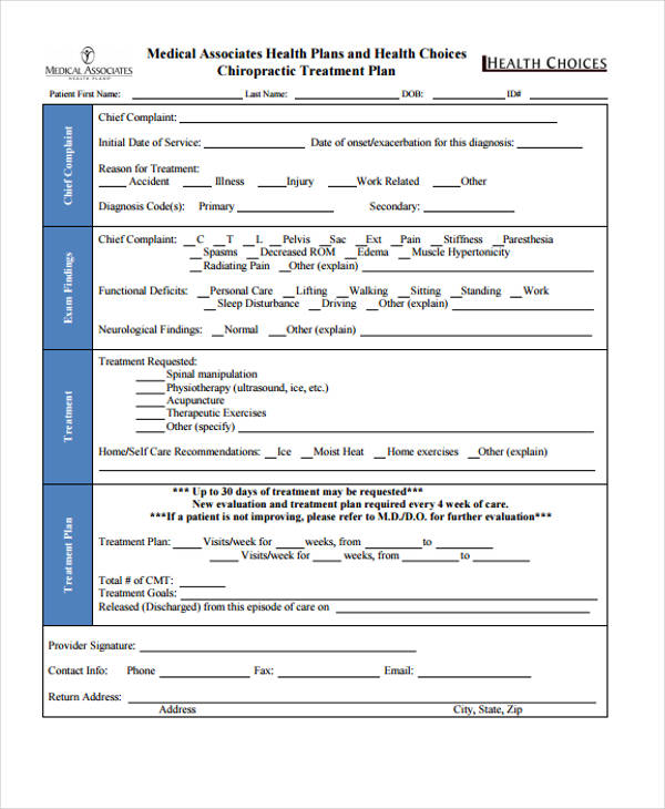 35 Treatment Plan Templates