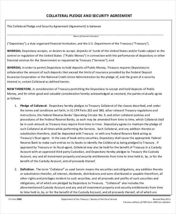 collateral pledge agreement
