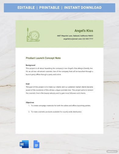 concept note template