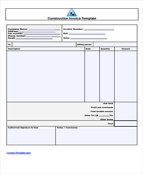 Job Invoice Templates 8+ Free Word, PDF, Format Download