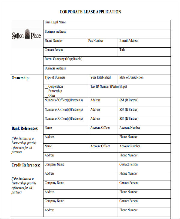 28+ Rental Application in PDF