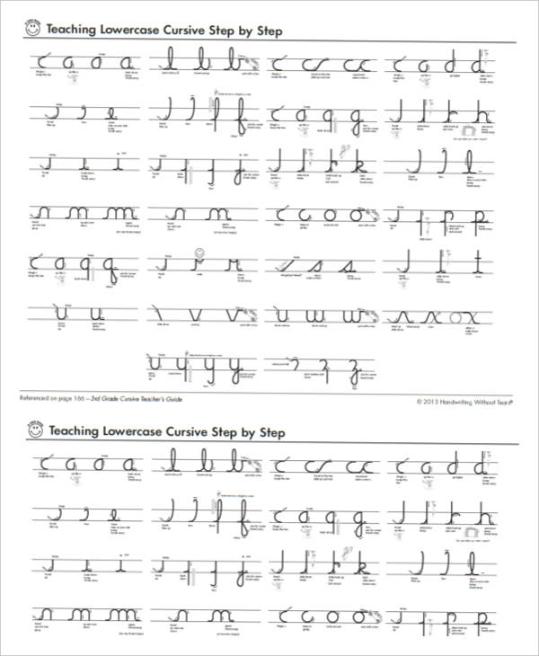 cursive handwriting lined paper