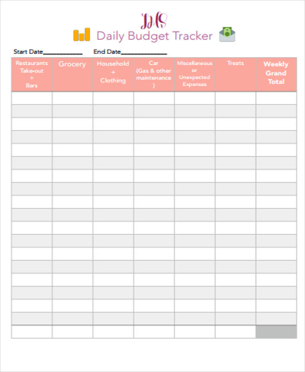 easy budget sheet