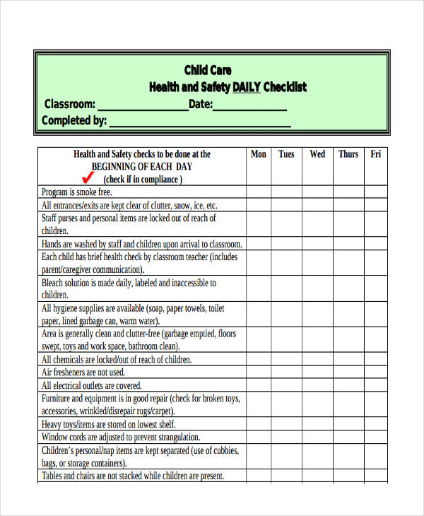 36 Printable Checklist Templates