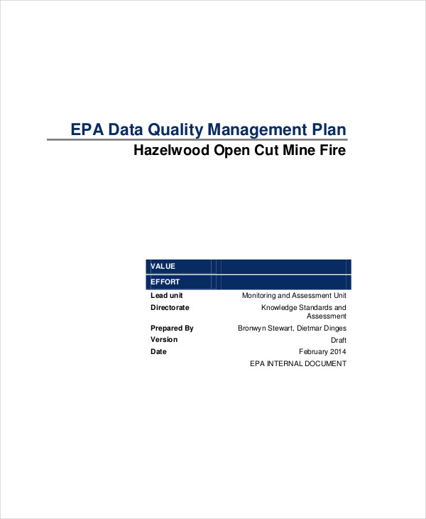 7+ Data Management Plan Templates -Free Sample, Example Format Download