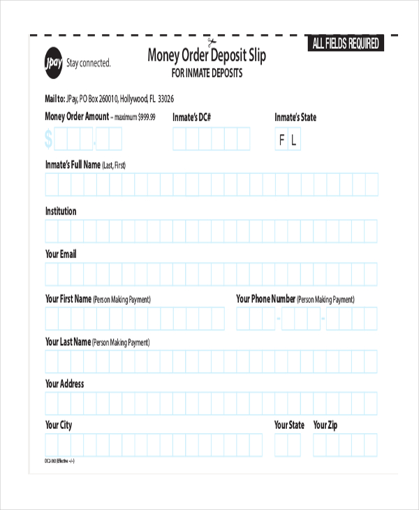 Money Order Forms 8+ Free Word, PDF Format Download