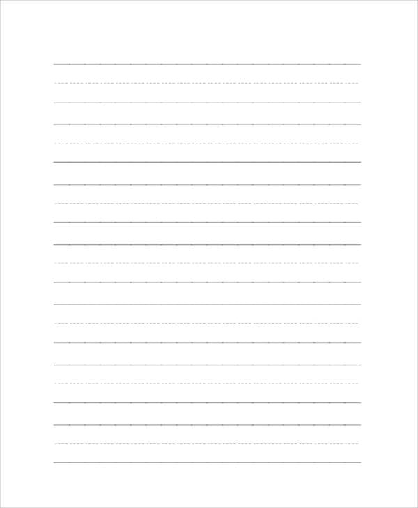 dotted lined paper
