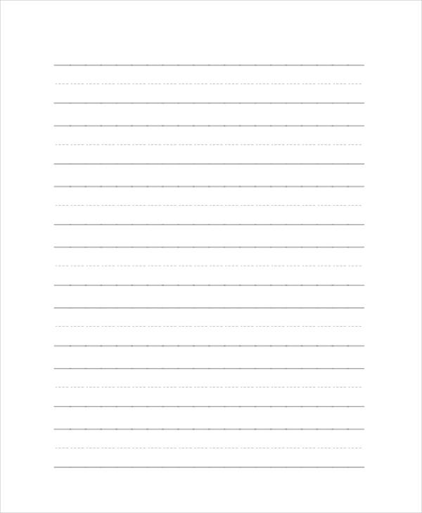 31+ Sample Lined Paper Templates