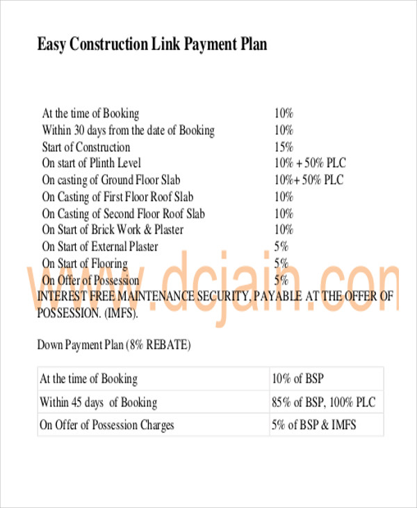 22+ Payment Plan Templates Word, PDF