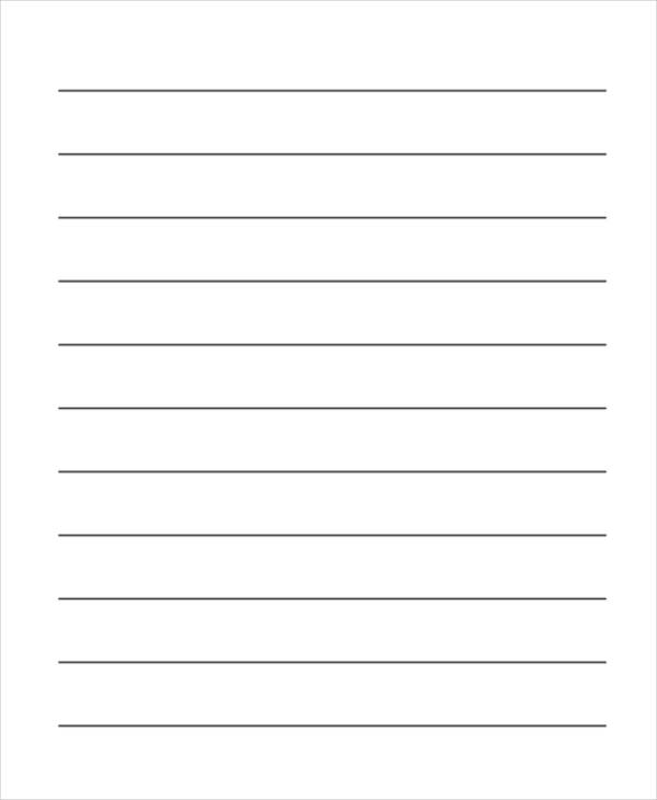 39+ Printable Lined Paper Templates