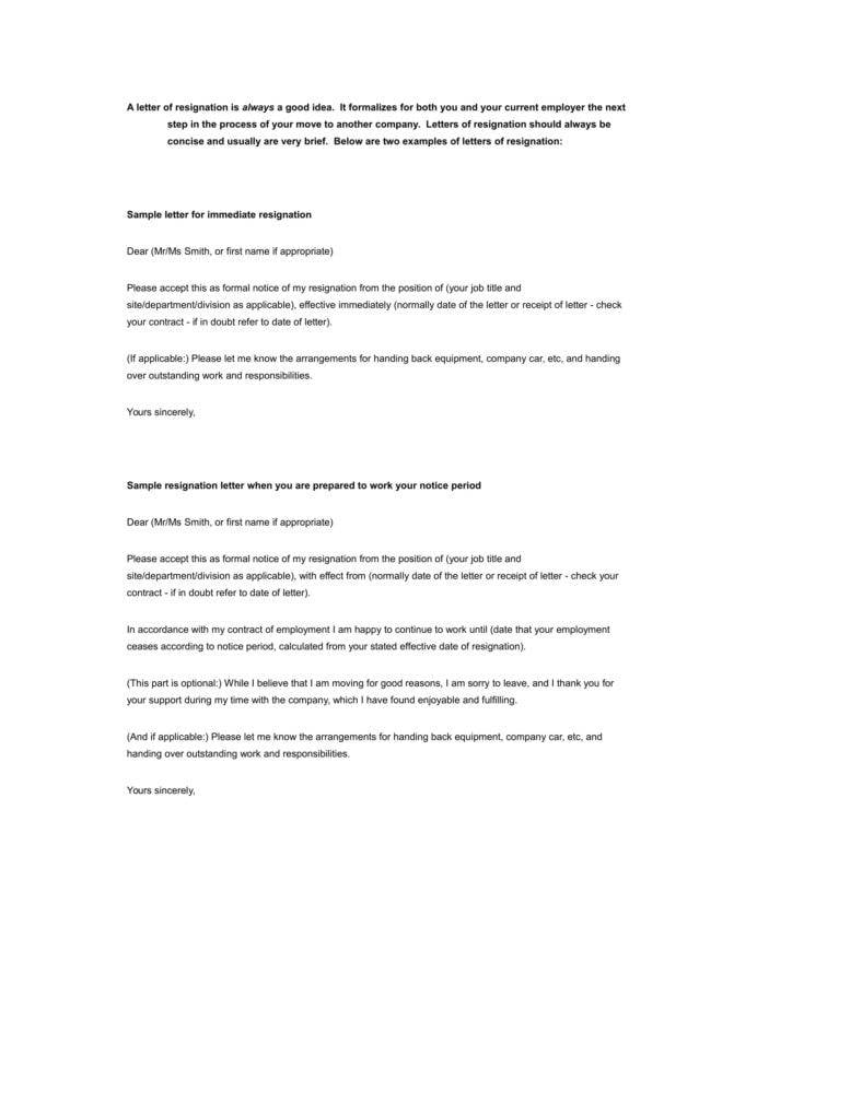 effective immediately email resignation letter free word 1 788x1020