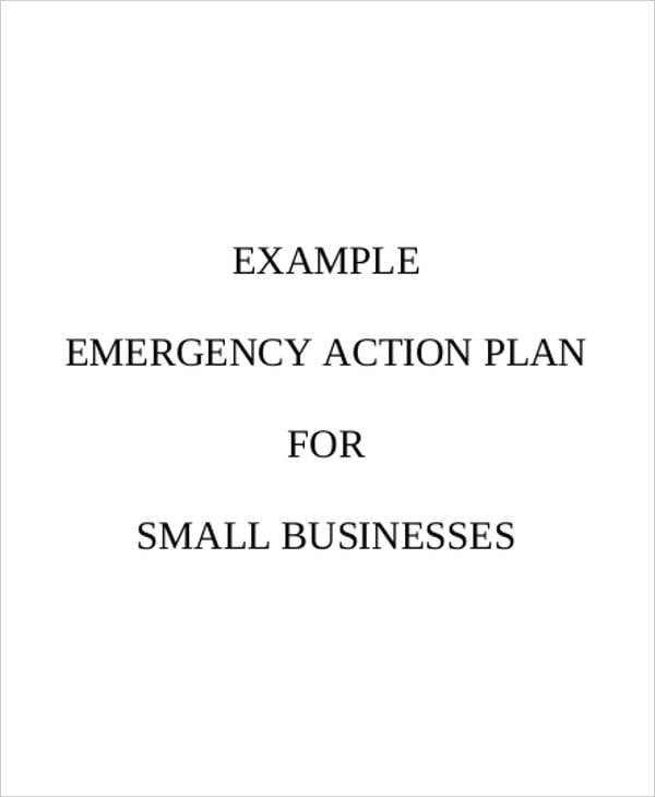 emergency evacuation plan for business