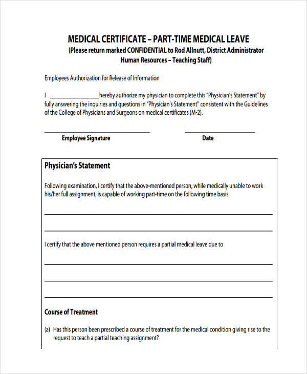 48+ Free Medical Certificate Templates PDF Word