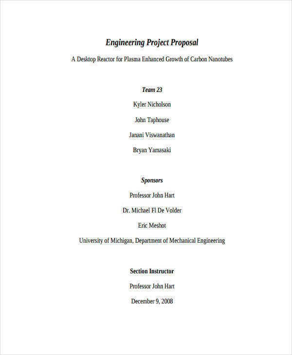 research proposal in civil engineering