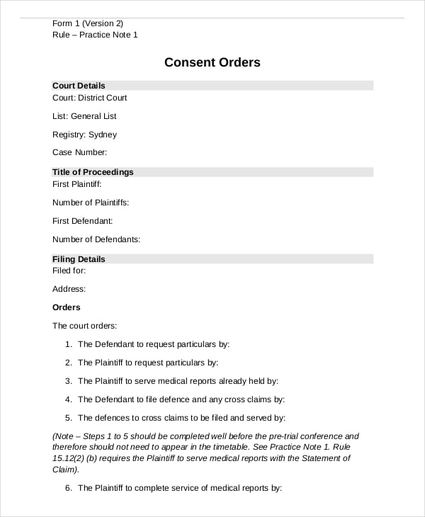example of consent order1